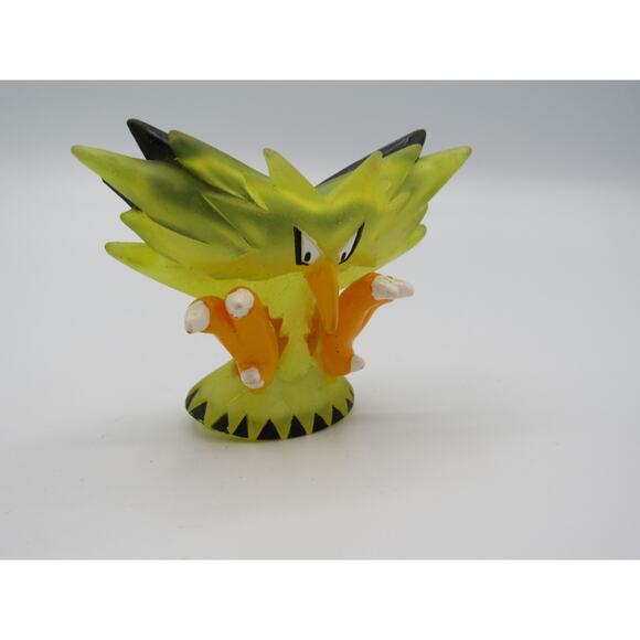 Zapdos Translucent Figure Pokemon Finger Puppet Bandai CGTSJ 1997 Nintendo - Picture 1 of 12